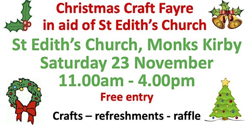 Imagem principal do evento St Edith's Church Christmas Craft Fayre 2024