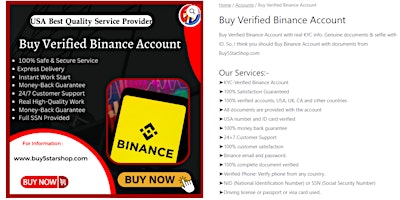 Imagem principal de Buy Verified Binance Account with real KYC info