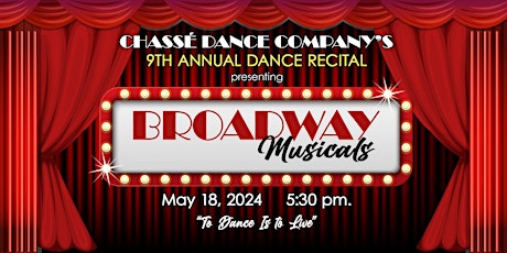 Chassé Dance Company, Presents  Broadway Musicals!