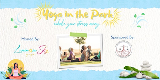 Image principale de YOGA in the PARK: EXHALE your stress AWAY