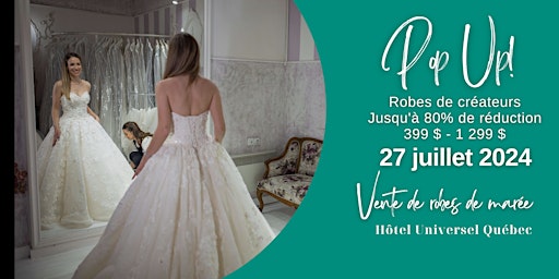 Imagem principal do evento Opportunity Bridal - Vente de robes de mariée - Quebec City