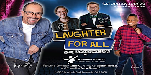 Image principale de Laughter for All with Comedian Nazareth