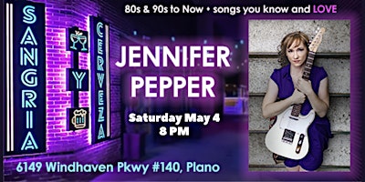 Primaire afbeelding van Live Music with Jennifer Pepper