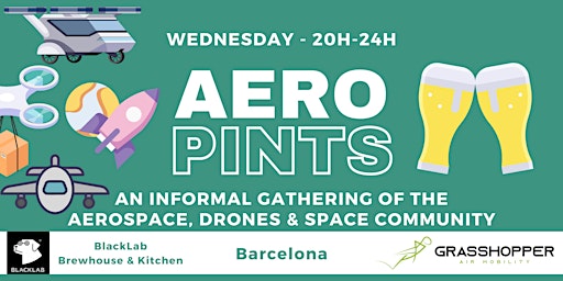 Imagen principal de AeroPints - A Casual Gathering for the Aerospace, Aviation, Drone, and Space Community in Barcelona