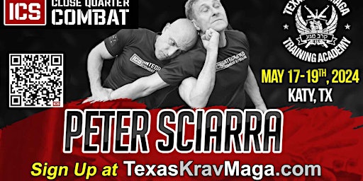 Peter Sciarra Self Defense Seminar in Katy, Texas, May 17-19, 2024 primary image