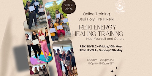 Primaire afbeelding van Usui/ Holy Fire III Reiki Level I and II Online training