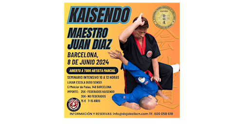 Hauptbild für SEMINARIO KAISENDO - MAESTRO JUAN DIAZ