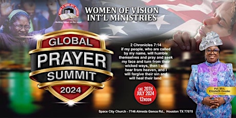 Women of Vision  Int. Min. USA  Global Prayer Summit (WOVIM USA GPS)