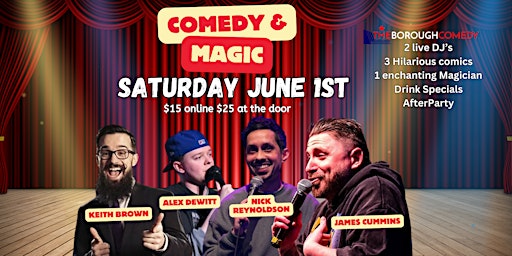 Imagem principal do evento The Borough Comedy- Comedy & Magic