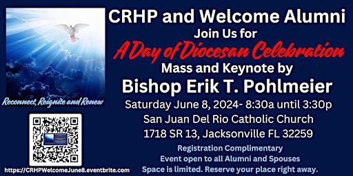 Imagem principal de CRHP and Welcome Alumni - A Day of Diocesan Celebration