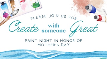 Hauptbild für Mama Bear and Cubs Paint Night - Session 1 - 5:00 to 6:00 pm