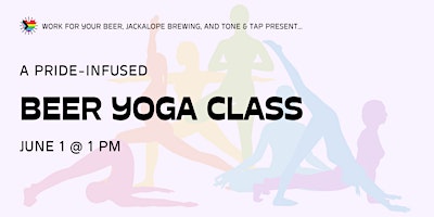 Pride Month Beer Yoga Class at Jackalope Brewing primary image