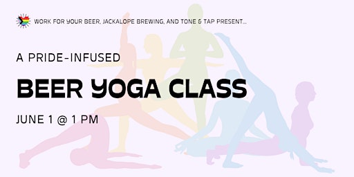 Hauptbild für Pride Month Beer Yoga Class at Jackalope Brewing