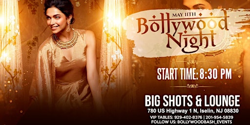 Imagen principal de Bollywood Night Party @ BIGSHOTS in Iselin, NJ