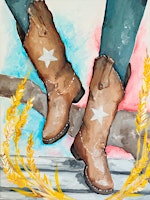 Jumpin' July Boots **PAINT AND SIP** primary image