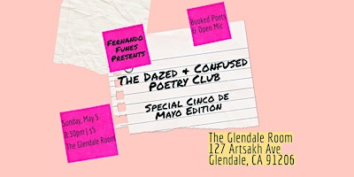 Primaire afbeelding van Dazed and Confused Poetry Club 2024