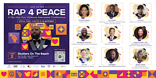 RAP 4 PEACE: A Hip-Hop Gun Violence Awareness Conference & Gala  primärbild