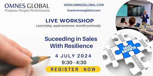 Imagem principal do evento Succeeding in Sales with Resilience