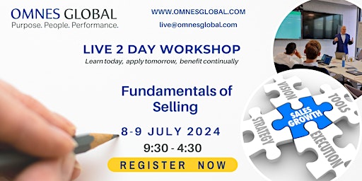 Hauptbild für Fundamentals of Selling: 2 Day Training