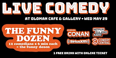 Primaire afbeelding van Live Comedy at Oloman Cafe