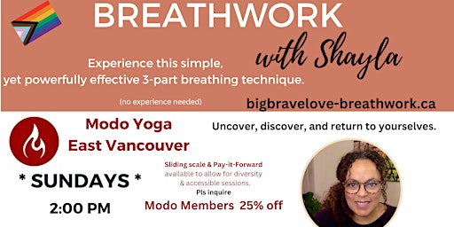 Image principale de Monthly BREATHWORK CIRCLE with Shayla