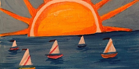 Last Summer Vacation Virtual Paint Class for Kids
