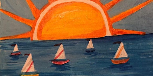 Last Summer Vacation Virtual Paint Class for Kids primary image