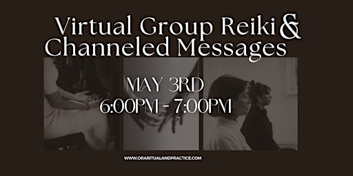 [Virtual]Group Reiki & Channeled Messages by Rara primary image
