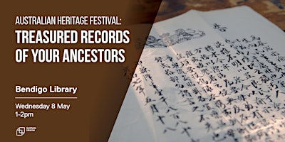 Imagem principal do evento Treasured records of your ancestors