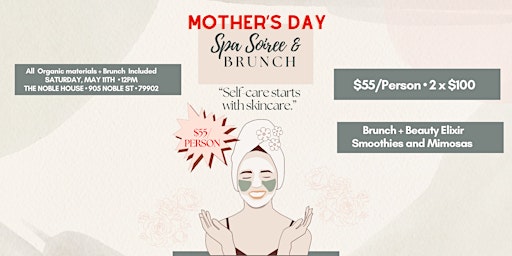 Image principale de Mother’s Day Spa Soirée + Brunch
