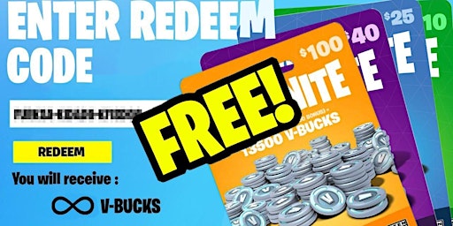 Primaire afbeelding van Free-GiveAway!!~V Bucks Generator 2024 Free Vbucks Codes Updated