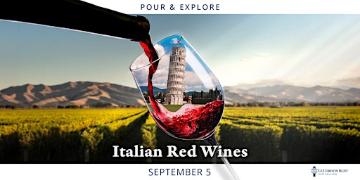 Imagem principal do evento Pour & Explore: Italian Red Wines