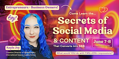 Hauptbild für The Secrets of Social Media / Two Day Course