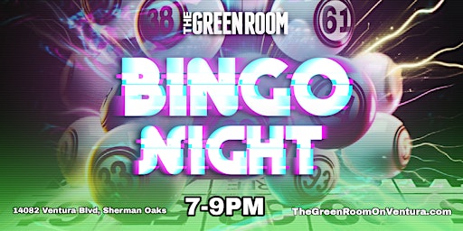 Imagem principal do evento Zaza Bingo Night @ The Green Room