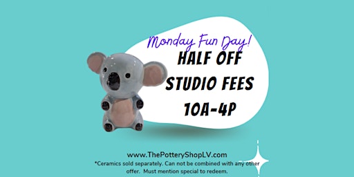 Monday Funday at The Pottery Shop primary image