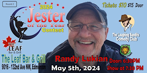 Immagine principale di Jester of the Year Contest at The Leaf Starring Randy Lukian 