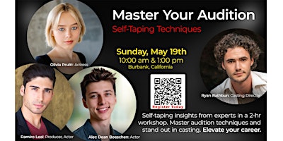 Master Your Audition Self-Taping Techniques with Brian Cutler Actors' Studio primary image