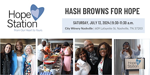Hash Browns for Hope: Fundraiser for Hope Station  primärbild