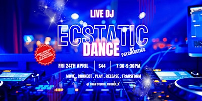 Ecstatic Dance | Cronulla | Move - Connect - Release - Transform primary image