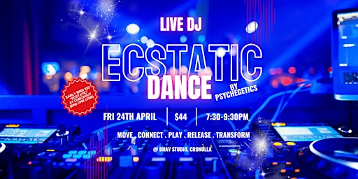 Ecstatic Dance | Cronulla | Move - Connect - Release - Transform primary image