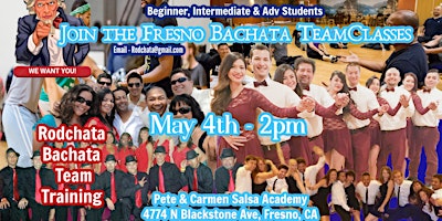 Hauptbild für Fresno: Bachata Dance Team Training w/ Rodchata (For Beginners)