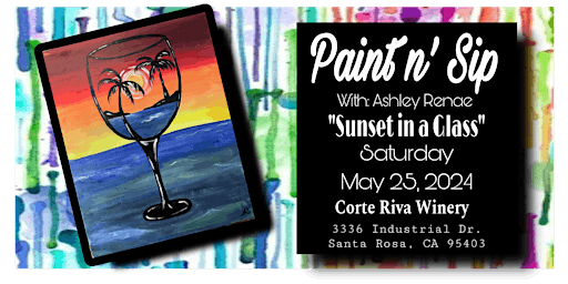 Imagem principal do evento Sunset in a Glass!! Paint and Sip in North Bay