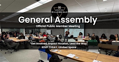 HM General Assembly & Public Meeting