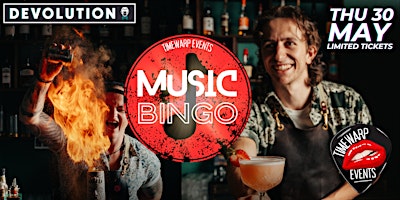 Imagem principal do evento Music Bingo @ Devolution