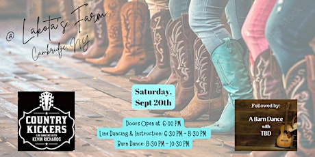 Country Barn Dance featuring Line Dancing
