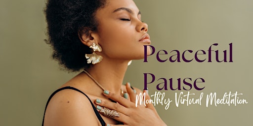 Imagem principal do evento Peaceful Pause Evening Meditation