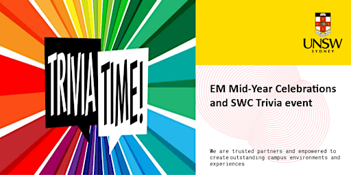 Hauptbild für EM SWC Mid -Year Celebrations Trivia afternoon