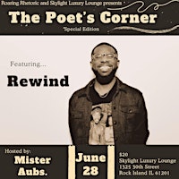 Imagem principal do evento The Poet's Corner: Featuring Rewind
