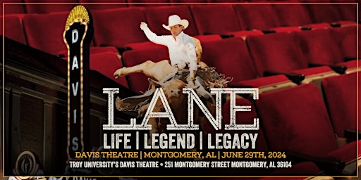 Primaire afbeelding van LANE: Life | Legend | Legacy - Davis Theater (AL) Screening
