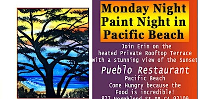 Imagen principal de Paint Night in Pacific Beach with Erin